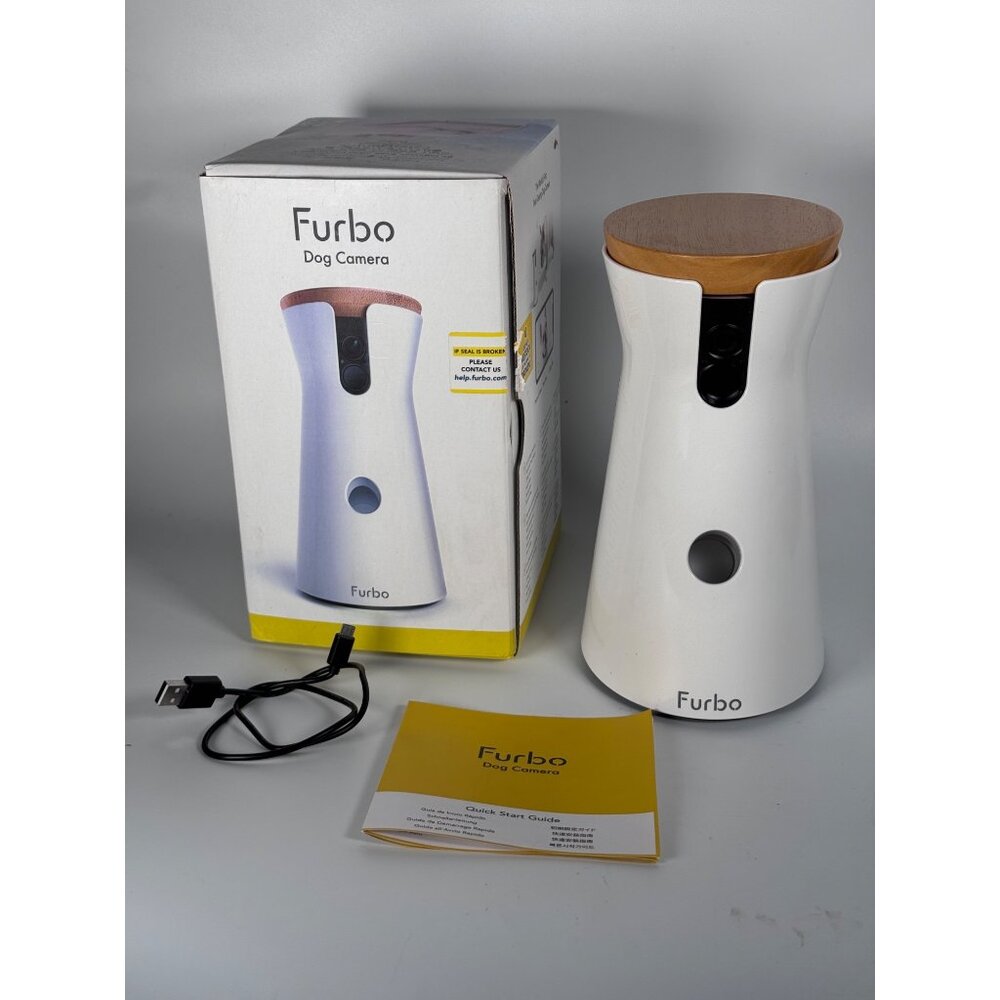 Furbo Dog Camera 2.5T Treat Dispenser & Bark Alerts –‎ No Power Brick